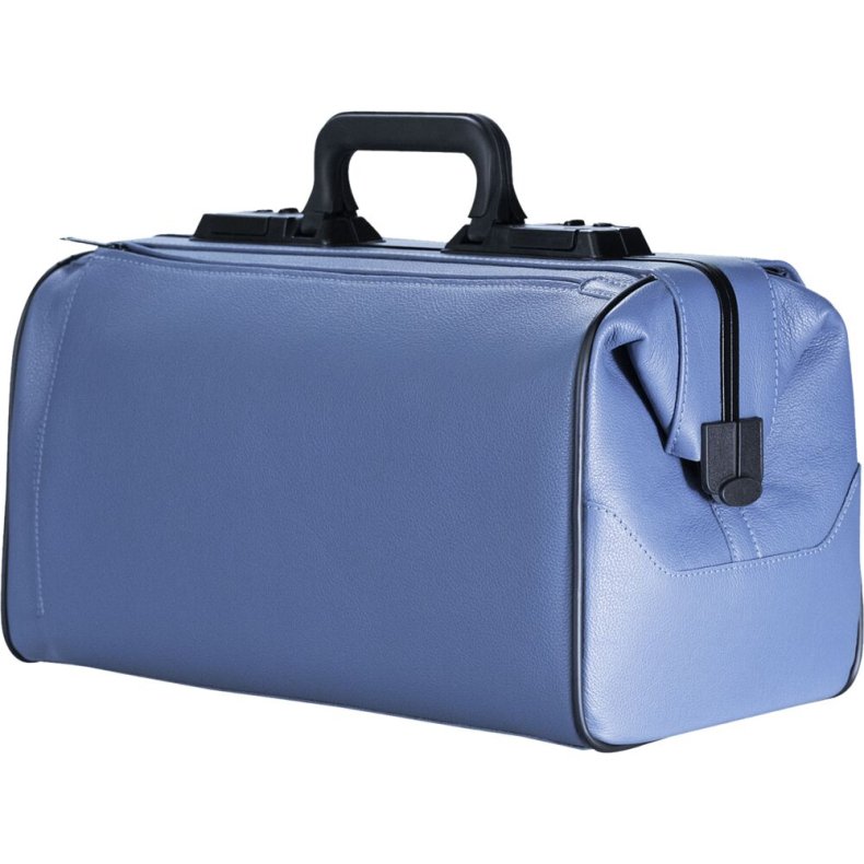 L�getaske, Rusticana, 43x21x27cm, bl�gr�, med 2 udvendige lommer, stor model