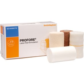Kompressionss�t, Profore, til ankelomkreds 18-25cm, latexfri, steril, engangs *Denne vare tages ikke retur*