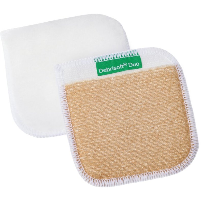 S�rrens, Debrisoft Duo, 10x10cm, udformet som handske, steril *Denne vare tages ikke retur*