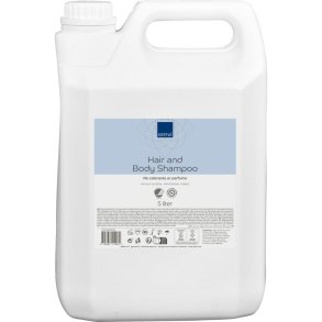 H�r- og Bodyshampoo, ABENA, 5 l, uden glycerol
