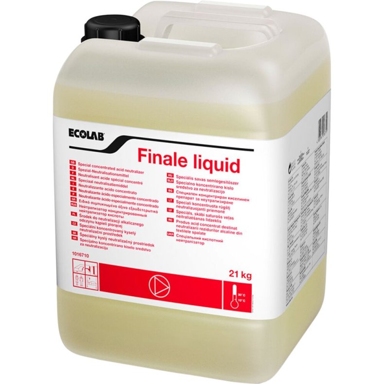Neutraliseringsmiddel, Ecolab Finale Liquid, 20 l, skumd�mpende, med farve og parfume