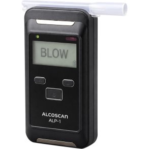 Alkometer, Alcoscan, ALP-1, sort, h�ndholdt, flergangs
