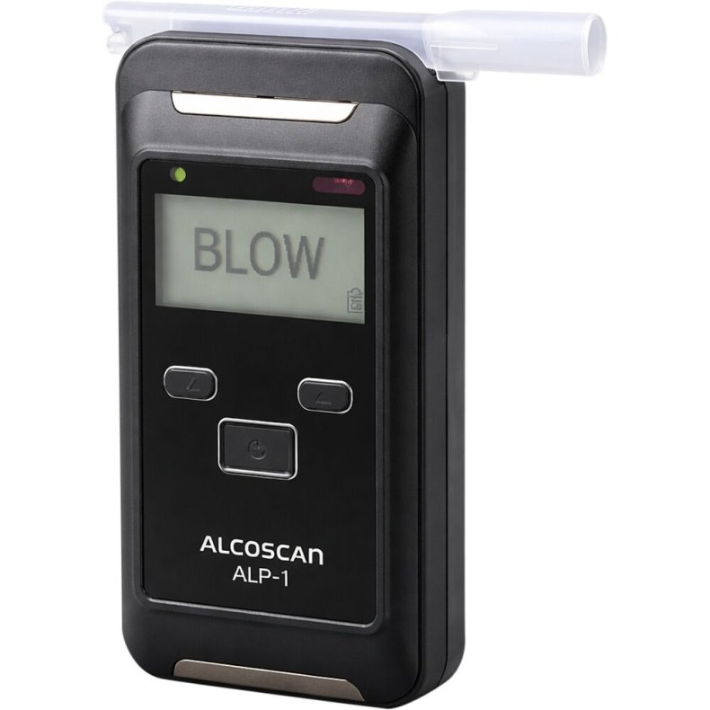 Alkometer, Alcoscan, ALP-1, sort, h�ndholdt, flergangs