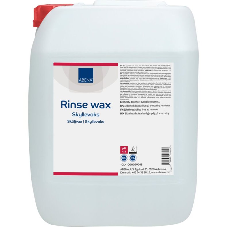 Skyllevoks, ABENA, 10 l, uden farve og parfume