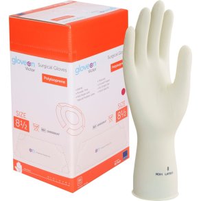 Operationshandske, Gloveon Victor, 8,5, nature, polyisopren, pudderfri