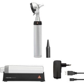 Otoskopis�t, HEINE, BETA 400, st�l, LED, komplet *Denne vare tages ikke retur*