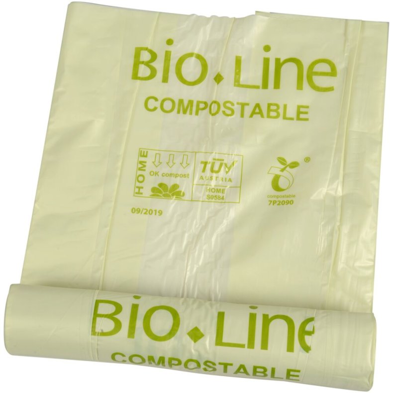 Bios�k, ABENA Bio-Line, 120 l, transparent gr�n, 80x110cm