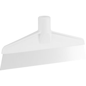 Gulvskraber, Vikan, 24,5x12,5x3,1cm, hvid, PP/rustfrit st�l, 24,5 cm, med enkeltblad *Denne vare tages ikke retur*
