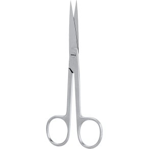 Kirurgisk saks, Rudolf, 14,5cm, lige, spids/spids