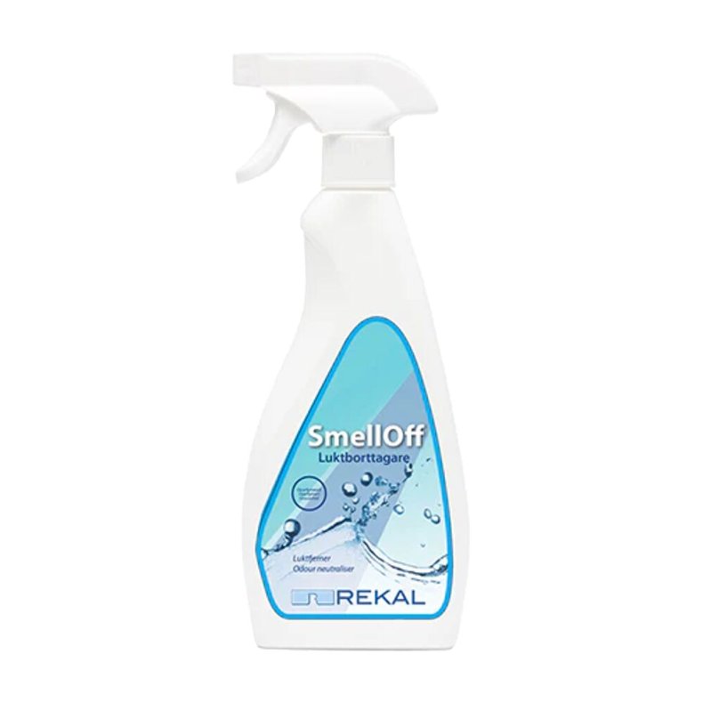 Lugtfjerner, Rekal SmellOff, 500 ml, klar-til-brug, uden farve og parfume