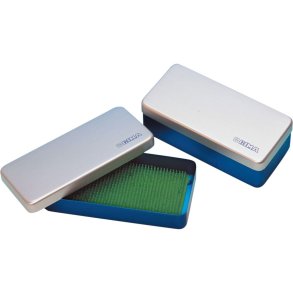 Instrument�ske, 18,5x9,5x3cm, aluminium, med l�g *Denne vare tages ikke retur*