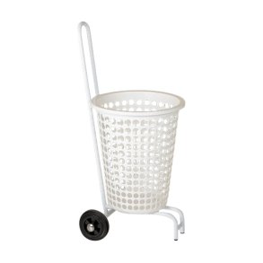 Vaskerivogn, Tina Trolleys, m. h�ndtag og 60 ltr. kurv
