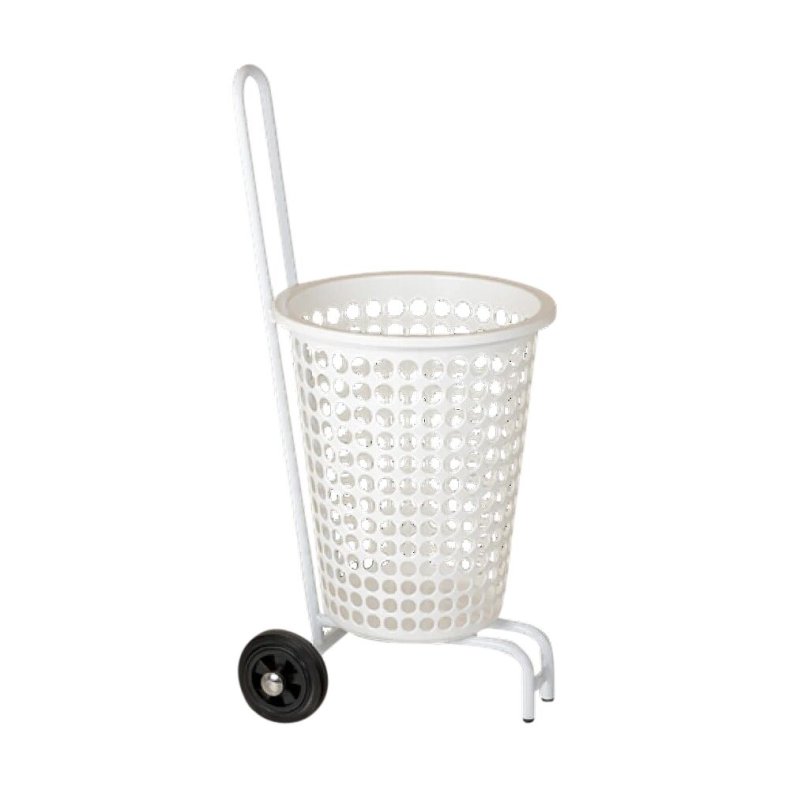 Vaskerivogn, Tina Trolleys, m. h�ndtag og 60 ltr. kurv