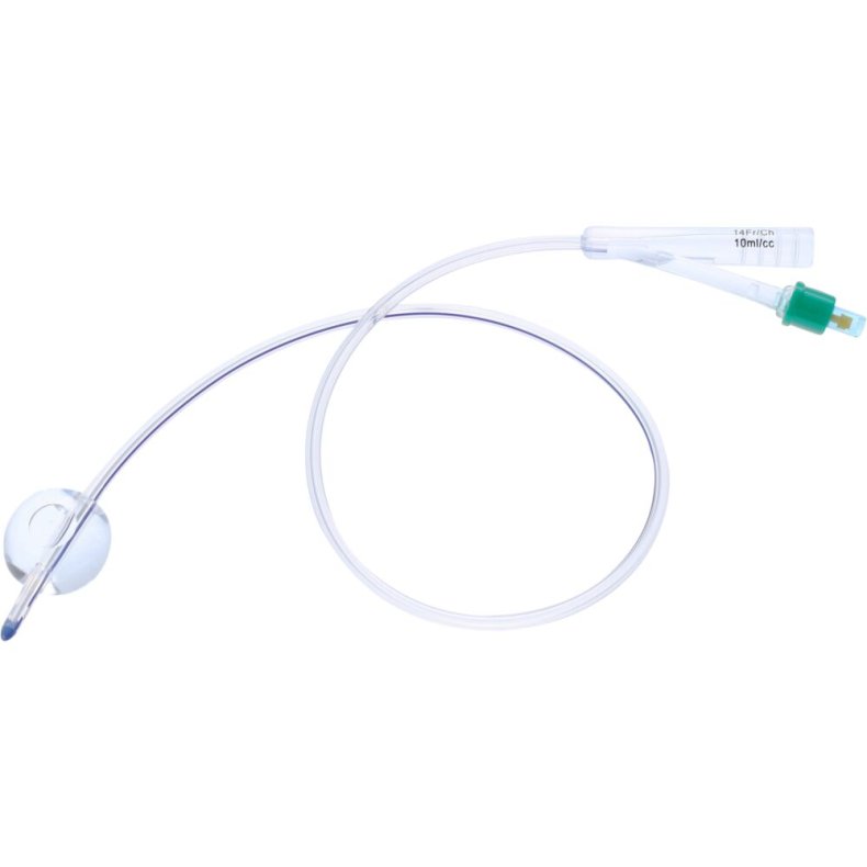 2-vejs foley kateter, Madewell, nelaton, CH 16, 60cm, 10 ml, standard ballon, steril