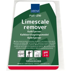 Etiket, ABENA, til Kalkfjerner