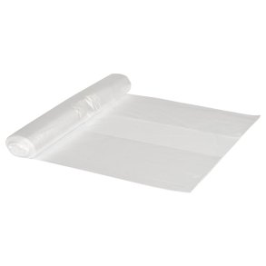 Affaldspose, 50 l, klar, LDPE/genanvendt, 60x75cm