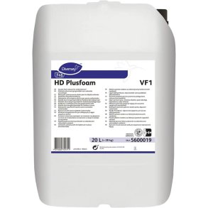 Skumreng�ring, Diversey HD Plusfoam VF1, 20 l, alkalisk/affedtende, uden klor, farve og parfume