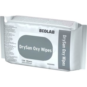 Reng�rings - og desinfektionsserivet, Ecolab Dryson OXY, 21x19cm *Denne vare tages ikke retur*