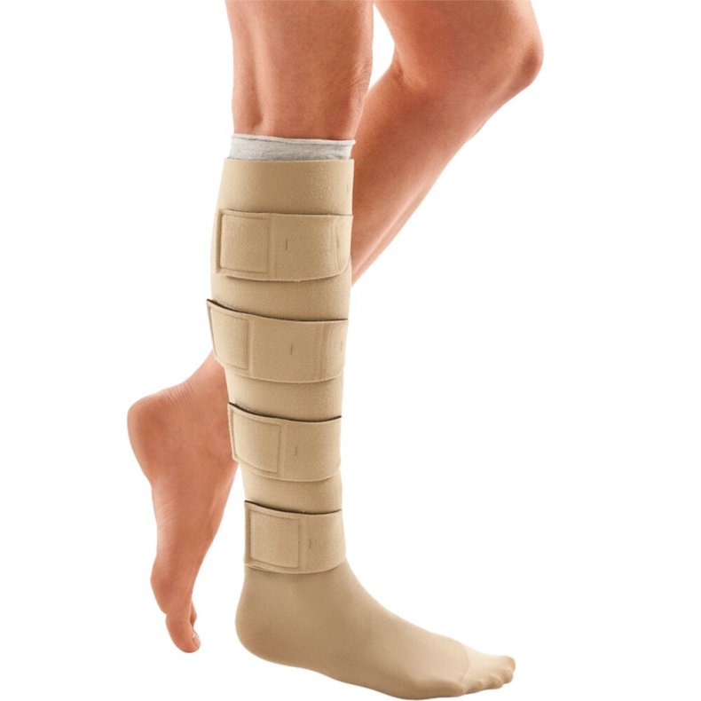 Bandage, Juxtalite, underben, beige, standard, 28cm, medium-ekstra vidde-kort *Denne vare tages ikke retur*