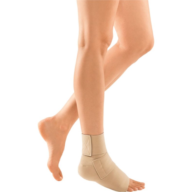 Bandage, Juxtalite, ankel-fod, beige, wrap, medium *Denne vare tages ikke retur*
