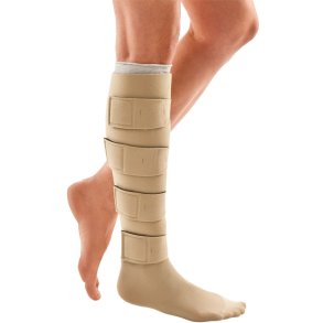 Bandage, Juxtalite, underben, beige, HD, 33cm, inkl. liner med moderat komp., small-lang *Denne vare tages ikke retur*