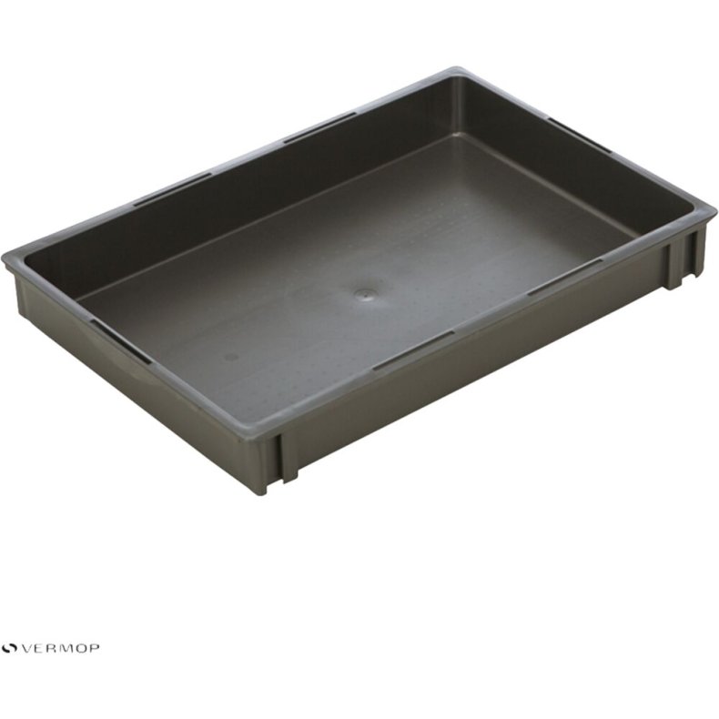 Plastbakke, Vileda Equipe, 50x35x7cm, 5 l, gr�, 70% genanvendt plast *Denne vare tages ikke retur*