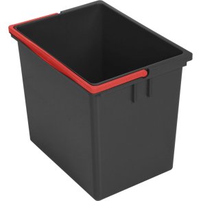 Inventarspand, Vileda Equipe, 25x34x30cm, 17 l, r�d, 70% genanvendt plast *Denne vare tages ikke retur*