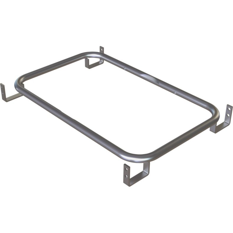 Affaldsramme, Vileda Equipe, 35x46x6cm, st�l, til 1x120l pose *Denne vare tages ikke retur*