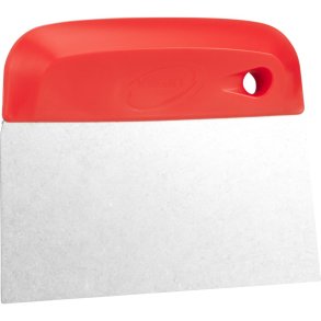 H�ndskraber, Vikan, 14,6x3x11,5cm, r�d, PP/rustfrit st�l, 14.6 cm *Denne vare tages ikke retur*