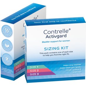 Vaginaltampon, Contrelle Activgard, pr�vepakke, str. 1,2,3 *Denne vare tages ikke retur*