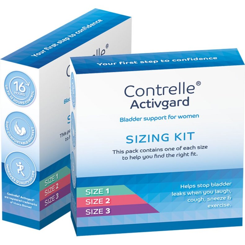 Vaginaltampon, Contrelle Activgard, pr�vepakke, str. 1,2,3 *Denne vare tages ikke retur*