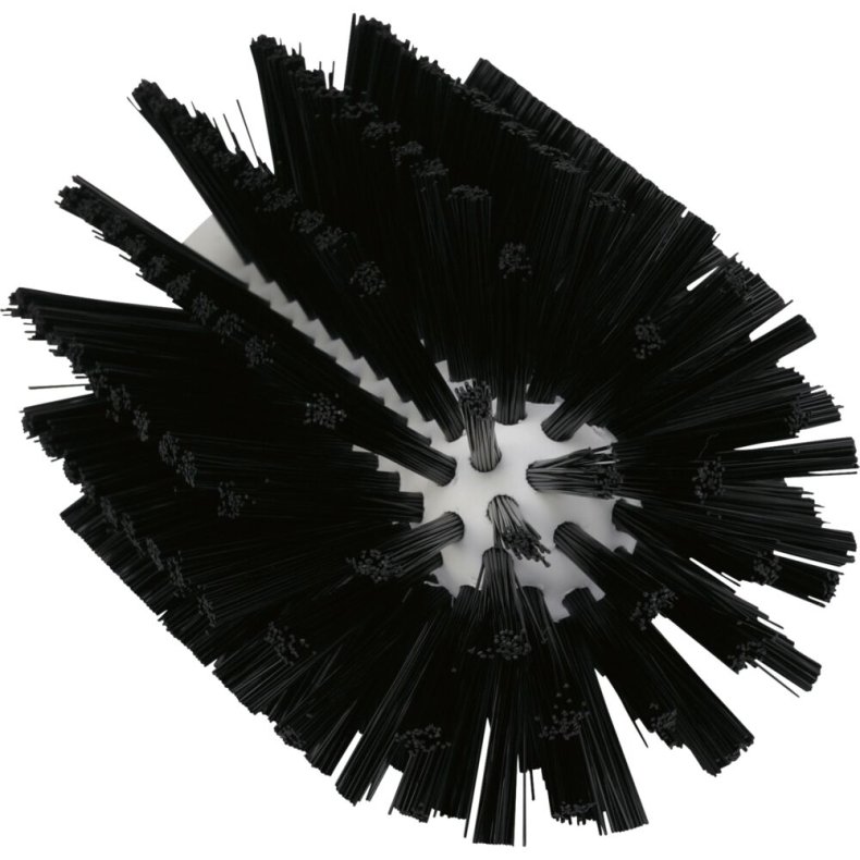 R�rb�rstehoved, Vikan, 16cm, �9cm, sort, polyester/PP/rustfrit st�l, medium *Denne vare tages ikke retur*