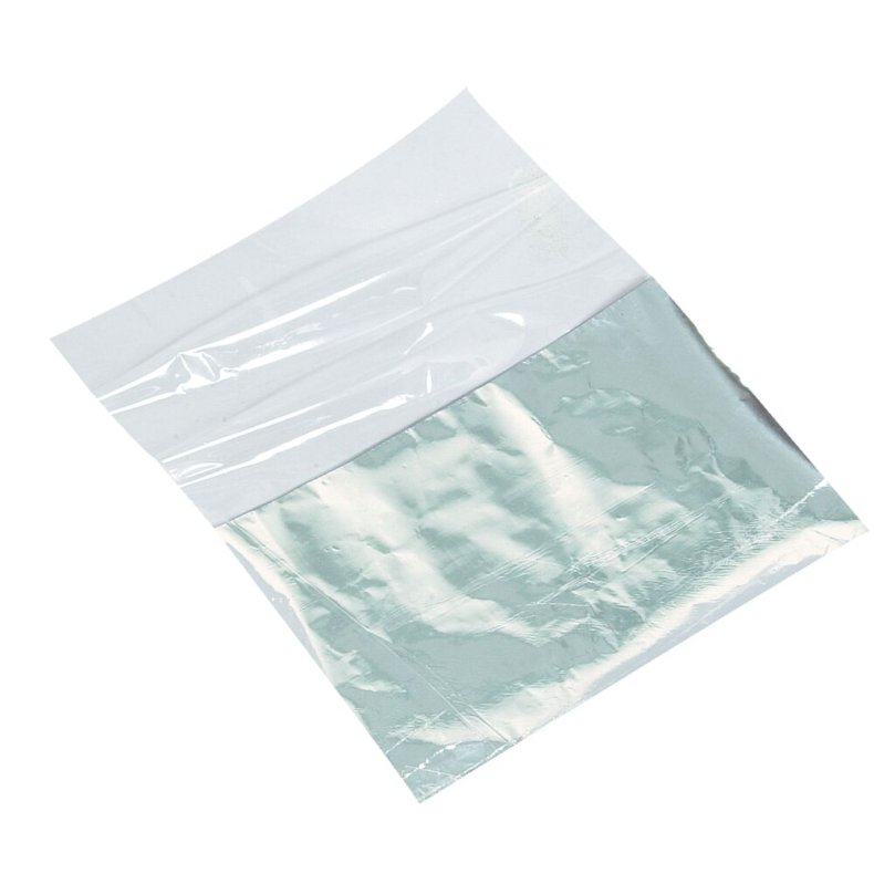 P�l�gsfolie, klar, aluminium/CPP, 12x19cm