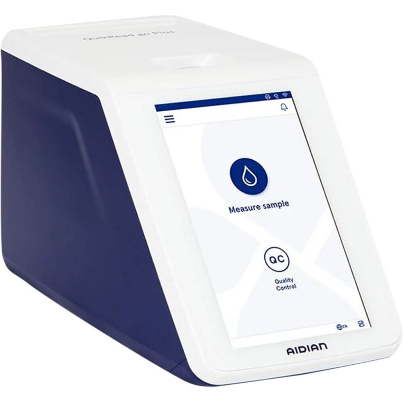 Instrument, QuikRead go Plus, til CRP, Hb, HbA1c, strep-A og FOB point of care test *Denne vare tages ikke retur*
