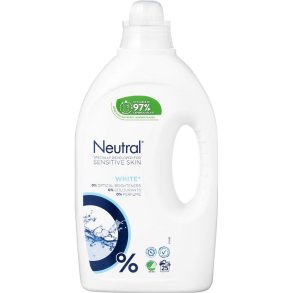 T�jvask, Neutral, 1,25 l, hvidt, uden farve og parfume