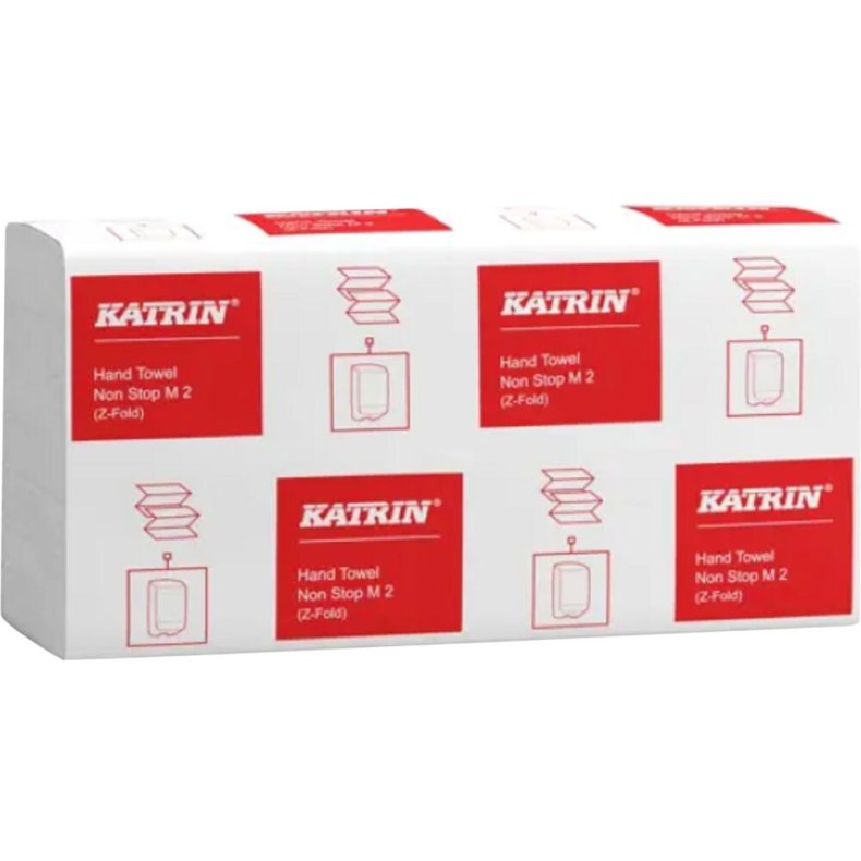 H�ndkl�deark, Katrin, 2-lags, Z-fold, 24x20,3cm, 8 cm, hvid, nyfiber