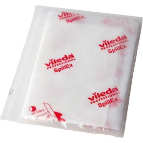 Spildmoppe, Vileda Cleanroom Spillex, 54x37cm, hvid, nonwoven/PE, KAT7, engangs *Denne vare tages ikke retur*