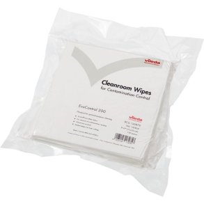 Reng�ringsklud, Vileda EvoControl 200, 30,5x30,5cm, hvid, mikrofiber, KAT6,7,8,9, engangs *Denne vare tages ikke retur*