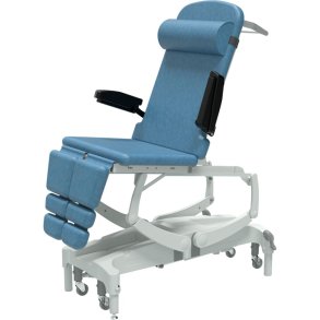 Behandlerstol/leje, Seers Clinnova Versa PRO, 1,95m x 70cm, lysebl�, nakkepude og papirrulle holder, max 285 kg *Denne vare tages ikke retur*