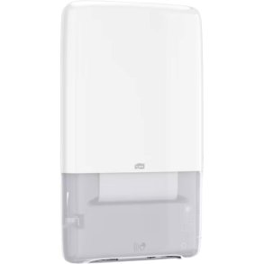 Dispenser, Tork H5, 10x37,9x64,5cm, hvid, plast, til h�nkl�deark, automatisk