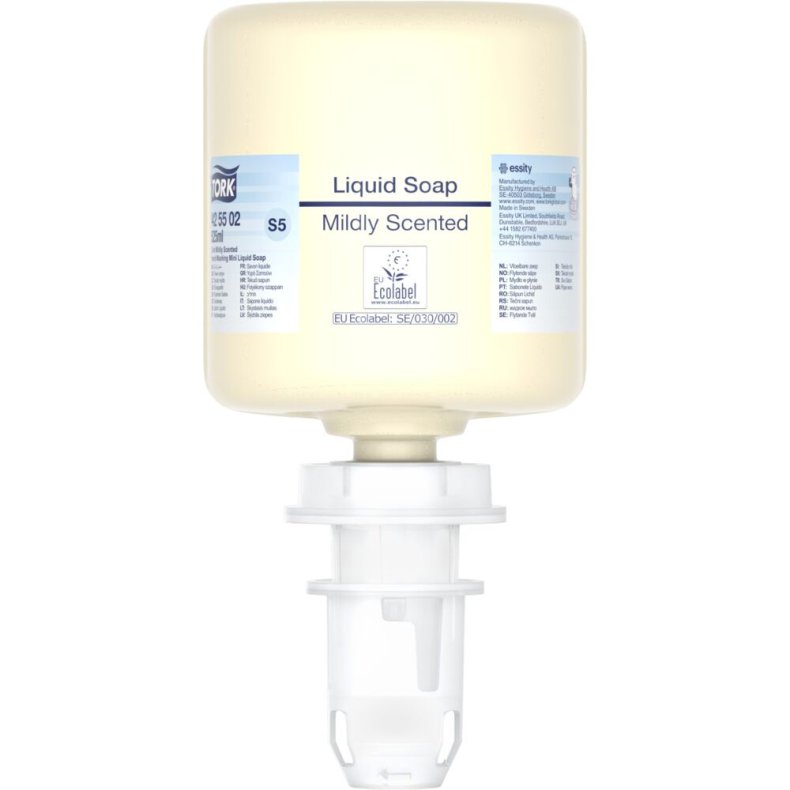 H�nds�be, Tork S5, 525 ml, Mini, med farve og parfume, flydende