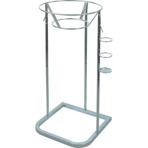 Affaldsstativ returplast, ABENA, st�l, galvaniseret st�l, 240 l