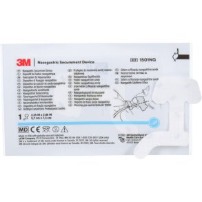 Fikseringsenhed, 3M,  til nasalsonder, 5,7x7,3cm, latexfri *Denne vare tages ikke retur*