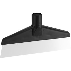 Gulvskraber, Vikan, 24,5x12,5x3,1cm, sort, PP/rustfrit st�l, 24,5 cm, med enkeltblad *Denne vare tages ikke retur*