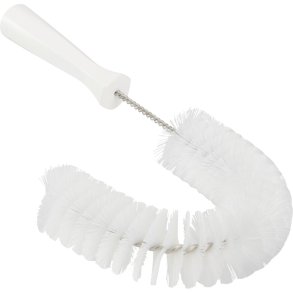 R�rb�rste, Vikan, 36cm, �5,5cm, hvid, polyester/PP/rustfrit st�l, medium *Denne vare tages ikke retur*