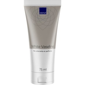 Hvid Vaseline, 75 ml, hvid, uden farve og parfume