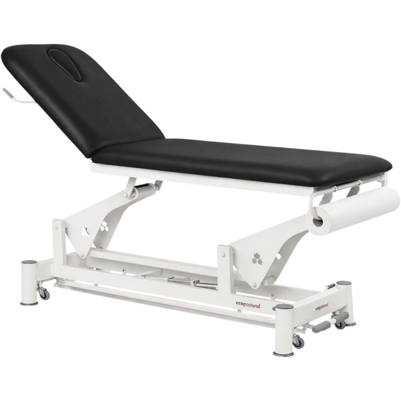 Unders�gelsesleje, Ecopostural, 188x62cm, 2-delt, elektrisk inkl. papirulleholder og taburet, max 150 kg *Denne vare tages ikke retur*