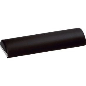 Nakkepude, 55x18x9cm, sort, til unders�gelsesleje. Inklusiv elastikstrop, s� den kan fastg�res til rygl�net p� lejet. *Denne vare tages ikke retur*