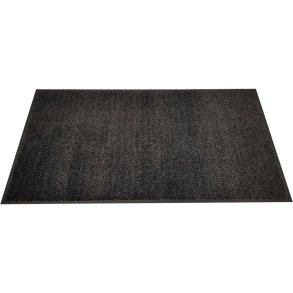 Tekstilm�tte, Iron-Horse XL ECO, Ebony, 85x60cm, koksgr�, nitril/nylon, med bagside og kanter