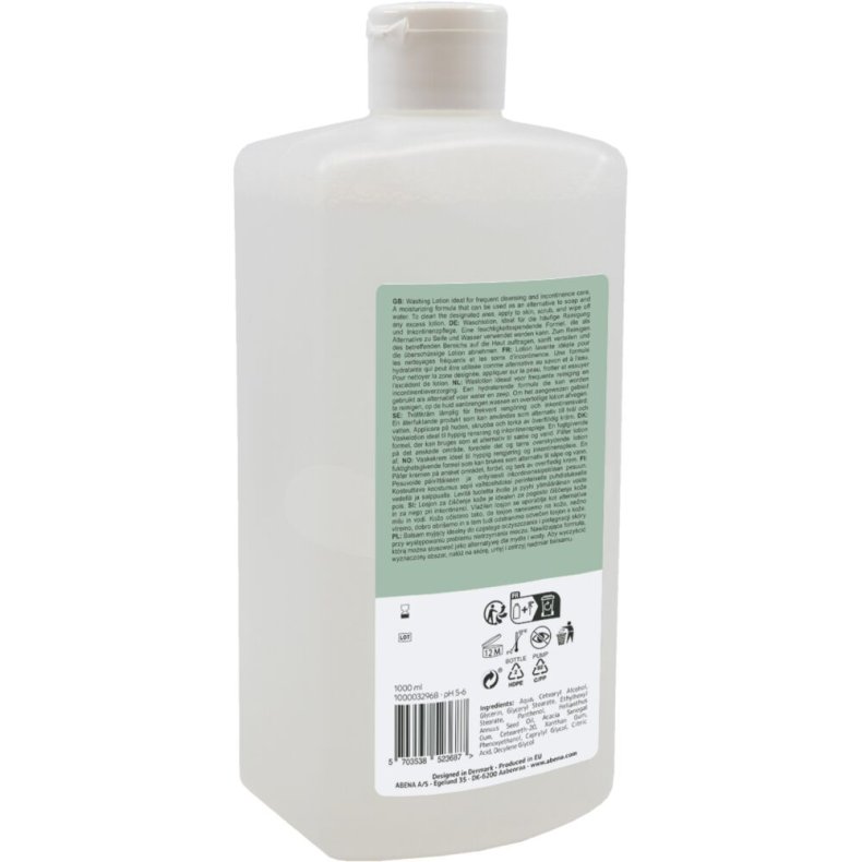 Vaskecreme, ABENA, 1000 ml, uden farve og parfume